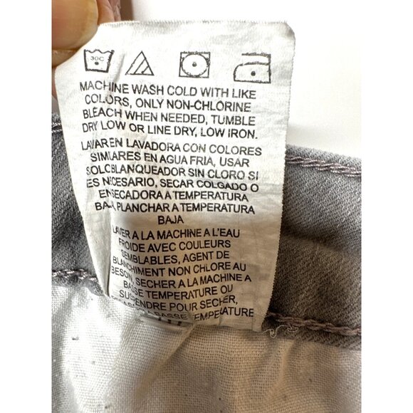 Lee Womens Slender Secret Gray Bootcut Denim Jeans 12 M - Picture 8 of 10